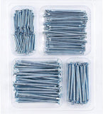 arodlem Hardware Nail Assortment Kit 200pcs, Galvanized Nails, 4 Size Assortment
