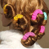 8Pcs New Magic Hair Donuts Hair Styling Roller Hairdress Magic Bendy Curler Spiral Curls DIY Tool for Woman Hair Accessories