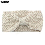 1PC Women Lady Crochet Cross Bowknot Turban Knitted Head Wrap Braiders Ear Warmer Braider Hair Styling Tools Accessories