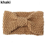 1PC Women Lady Crochet Cross Bowknot Turban Knitted Head Wrap Braiders Ear Warmer Braider Hair Styling Tools Accessories