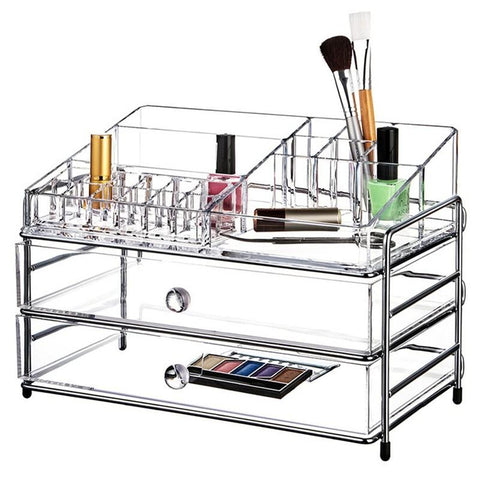 Lipstick Holder Display Stand Clear Acrylic Cosmetic Organizer Makeup Case Sundry Storage make up organizer organizador