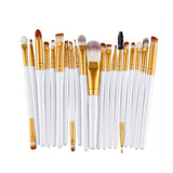 Brush Make Up Tool Kits 20 Pcs Brushes With Wool Brush Set Foundation Eyebrow Eyeshadow Beauty Tool Easy To Wear