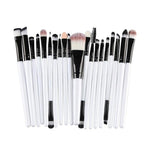 Brush Make Up Tool Kits 20 Pcs Brushes With Wool Brush Set Foundation Eyebrow Eyeshadow Beauty Tool Easy To Wear