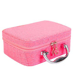 PU Leather Makeup Bag Travel Organizer Cosmetic Bag for Women Large Necessaries Make Up Case Black