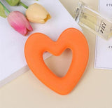 1 PC Cute Heart Shape Tiaras Hair Styling Tool Women Girls Sponge Bract Head Meatball Hair Bun Maker Ring Donut Free Shipping