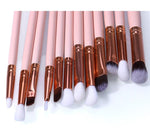 Makeup Brush Set 12pcs Eye Brushes Set Make up Tool Kit For Eyes Eye Liner Shader natural-synthetic hair