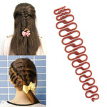 2pcs/set Black French Hair Braiding Tool Centipede Braider With Hook Magic Hair Twist Hairstyling Maker Hair DIY Tool