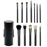 Portable PU Leather Empty Cosmetic Cup Case Travel Makeup Brush Pen Holder Empty Storage Box Organizer Storage Make Up Tools