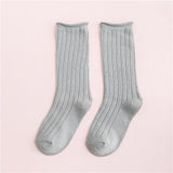 EnkeliBB Korean Style Baby Boy Girls Floor Socks BOBO CHOSES Kids Solid Spring/Summer/Winter Tube Long Socks Toddler Sokcs