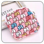 Multi-functional Wet Bag Reusable Bag for Mama Cloth Pads Menstrual Pad Sanitary Pads Bags Can Be Coin Makeup Bag Makeup Tool