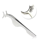 1 PC Eyelash Tweezers Beauty Makeup Tools Multifunction Stainless Auxiliary False Eyelash Clip Make Up Accessories Tools