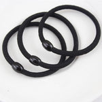 30pcs Black Color Hair Styling Tools Ponytail Rubber Hair Band Rope Women Hair Accessories Rubber Bands Gum