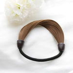 2Pcs Cute Girls Woman Hairpiece accessories Rope Hairband Synthetic Wig Elastic Headwear Ponytail Holder Hair Styling Tool