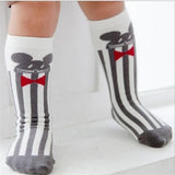 BalleenShiny Baby Socks Newborn Kids Girl Boy Animal Pattern Anti-slip Knee High Sock Fox Cat Cotton Cute Cartoon Infant Toddler