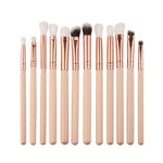 20F# 12pcs Professional new makeup brushes tools set Make up Brush tools kits eye shadow Brushes Golden brush set