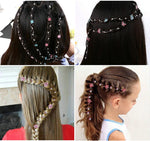 2018 New Girl Hair Extension Rhinestone Tool Glitter braid hairpin Bridal Wedding  Hair Accessories