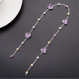 2018 New Girl Hair Extension Rhinestone Tool Glitter braid hairpin Bridal Wedding  Hair Accessories