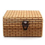 7*7*4cm Bamboo Wooden Makeup Organiser Case Storage Boxes Holder Eye Shadow Lipstick Make up Accessoire Maquillage