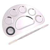 4 Type Makeup Tool Kit Palette Stainless Steel Nail Makeup Mixing Palette Spatula Rod Tool Professional Make Up 2018 Product