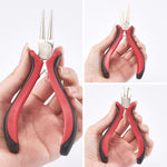 Pandahall 3 Pcs Jewelry Pliers Set DIY Craft Jewelry Tool Kit for Beading & Jewelry Making