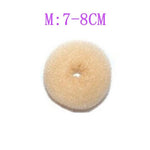 1PC New Fashion Elegant  Women Lady Magic Shaper Donut Bun Maker Hair Ring Accessories Styling Tool S/M/L Black Coffee Hair clip