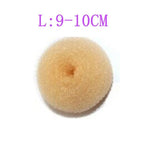 1PC New Fashion Elegant  Women Lady Magic Shaper Donut Bun Maker Hair Ring Accessories Styling Tool S/M/L Black Coffee Hair clip