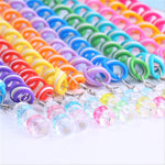 6pcs/lot Rainbow Color Cute Girl Curler Hair Braid hair styling tools hair roller Braid Maintenance The princess hair accessory